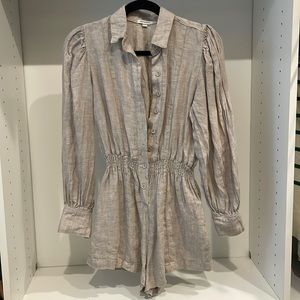 Weworewhat Linen Romper
